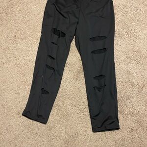 Cotton ripped pants 2x